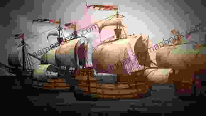 A Depiction Of The Columbus Day Expeditionary Force Ships Sailing Into The Atlantic Ocean Columbus Day (Expeditionary Force 1)