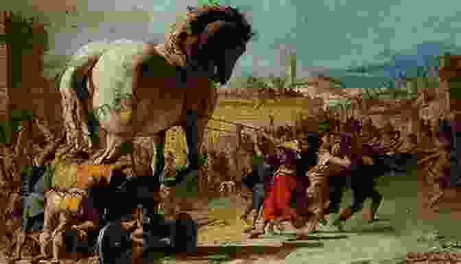 A Painting Depicting The Greeks Emerging From The Trojan Horse Into The City Of Troy The Trojan Horse: The Dorset Boy 7