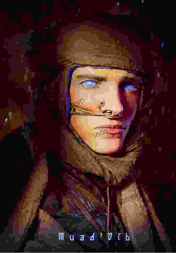 A Portrait Of Muad'Dib, A Young Man With Dark Hair And Eyes, Wearing A White Robe And Standing In The Desert. Dune: The Machine Crusade: Two Of The Legends Of Dune Trilogy