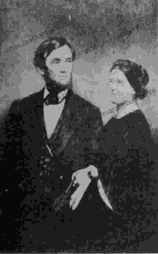 Abraham And Mary Todd Lincoln Standing Together, Holding Hands. Mrs Lincoln S Dilemma Janet Dawson