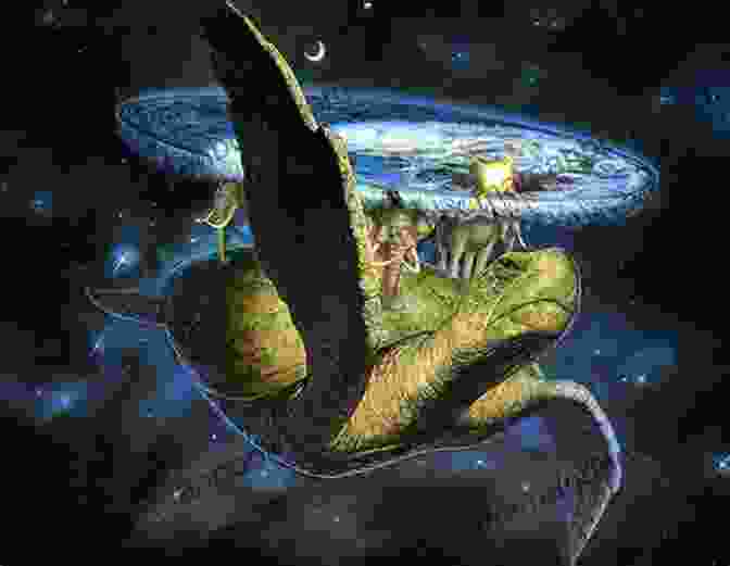 An Awe Inspiring Depiction Of The Great A'Tuin, An Immense Cosmic Turtle Carrying The Weight Of The World On Its Colossal Shell. Eric: A Novel Of Discworld