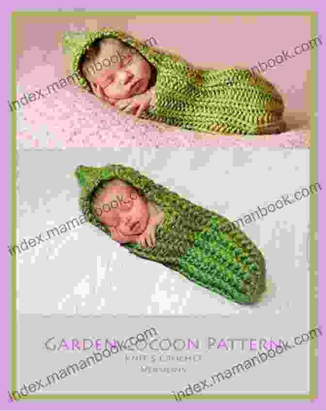 An Exquisitely Crocheted Garden Cocoon In Vibrant Hues, Enveloping A Relaxed Individual In A Cozy Embrace Amidst Blooming Flowers Garden Cocoon Crochet Pattern Melody Rogers