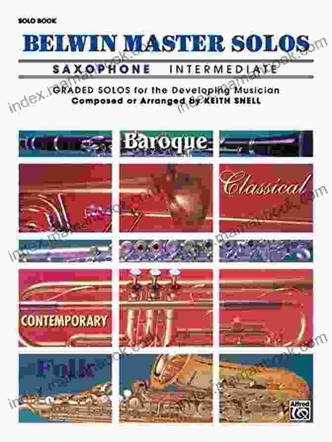 Belwin Master Solos Alto Saxophone Intermediate Volume Book Cover Belwin Master Solos Alto Saxophone Intermediate Volume 1: Alto Saxophone Solos