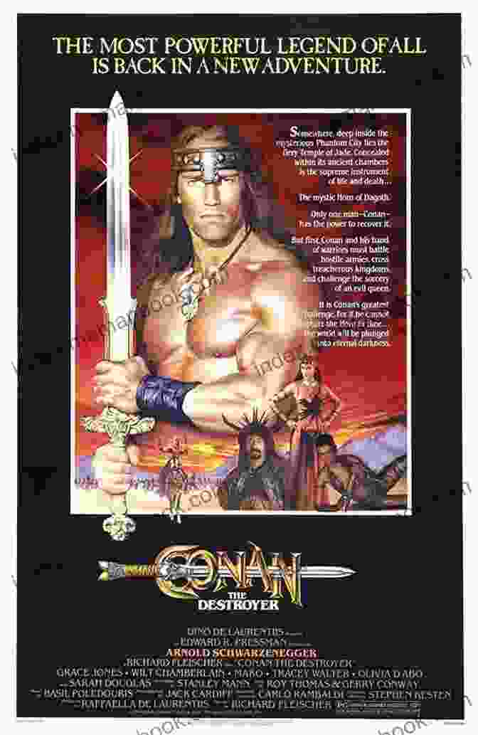 Conan The Destroyer (1984) Movie Poster Conan The Barbarian (1970 1993) #71 Roy Thomas