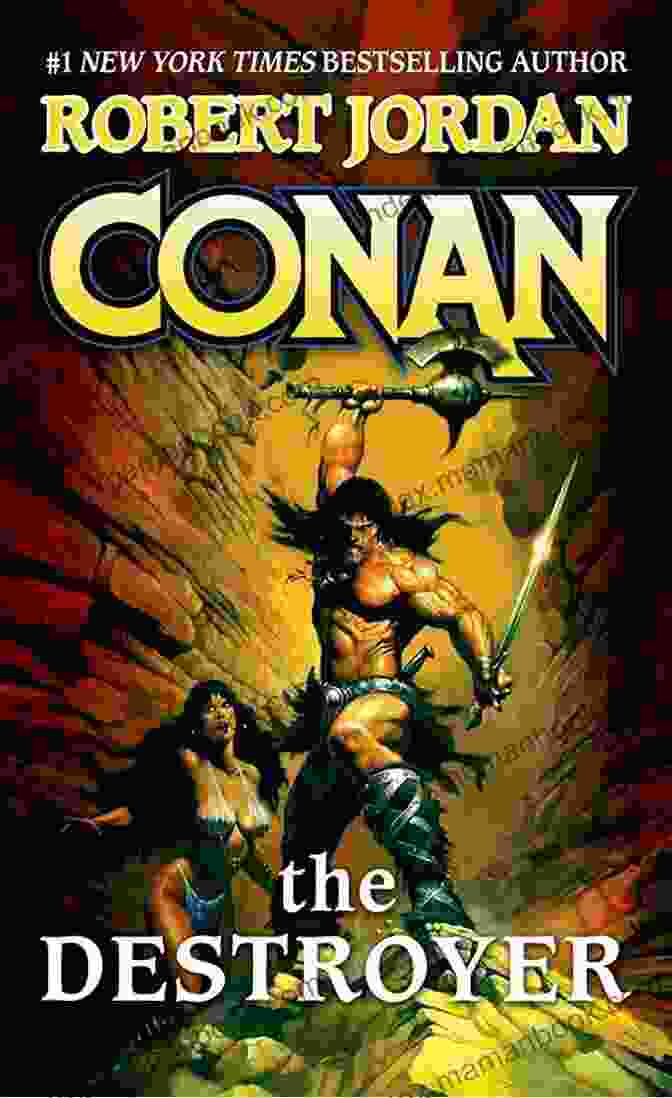 Conan The Destroyer Comic Book Cover Featuring Conan Standing Atop A Pile Of Skulls Conan The Barbarian (1970 1993) #78 Roy Thomas