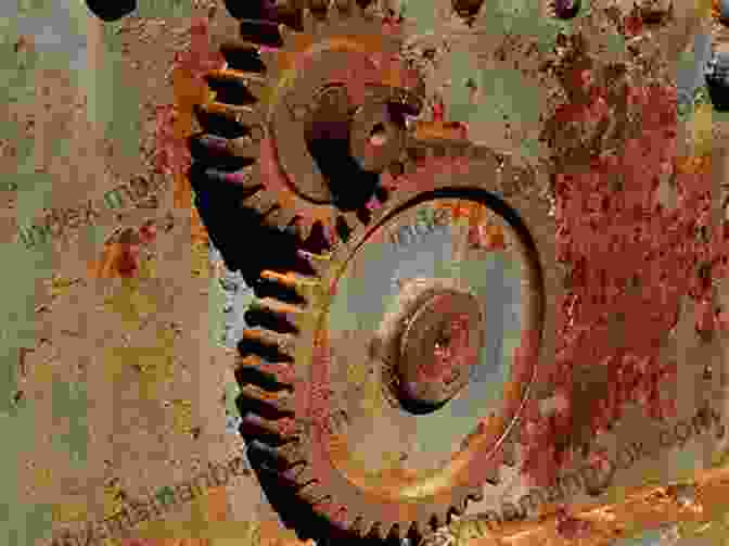 Dirk Ludwig's Metallic Still Life Photograph Featuring A Rusted Metal Chain And Gears Dust And Steel Dirk H Ludwig