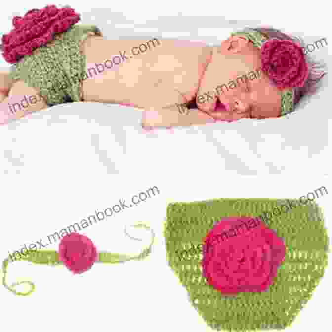 Knitted Layered Flower Diaper Cover And Headband Set Layered Flower Diaper Cover And Headband Set Knitting Pattern 3 Sizes Included