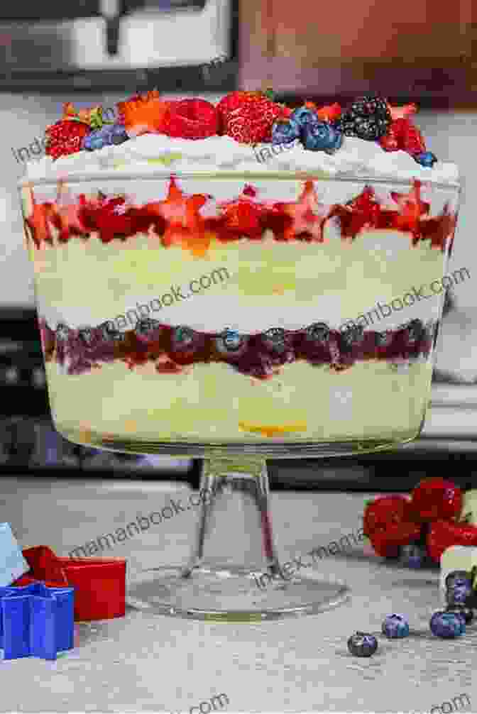 Layered Trifle With Berries, Cream, And Sponge Cake The Happy Cook: 125 Recipes For Eating Every Day Like It S The Weekend