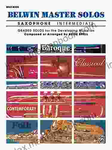 Belwin Master Solos Alto Saxophone Intermediate Volume 1: Alto Saxophone Solos