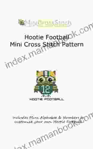 Hootie Football Mini Cross Stitch Pattern